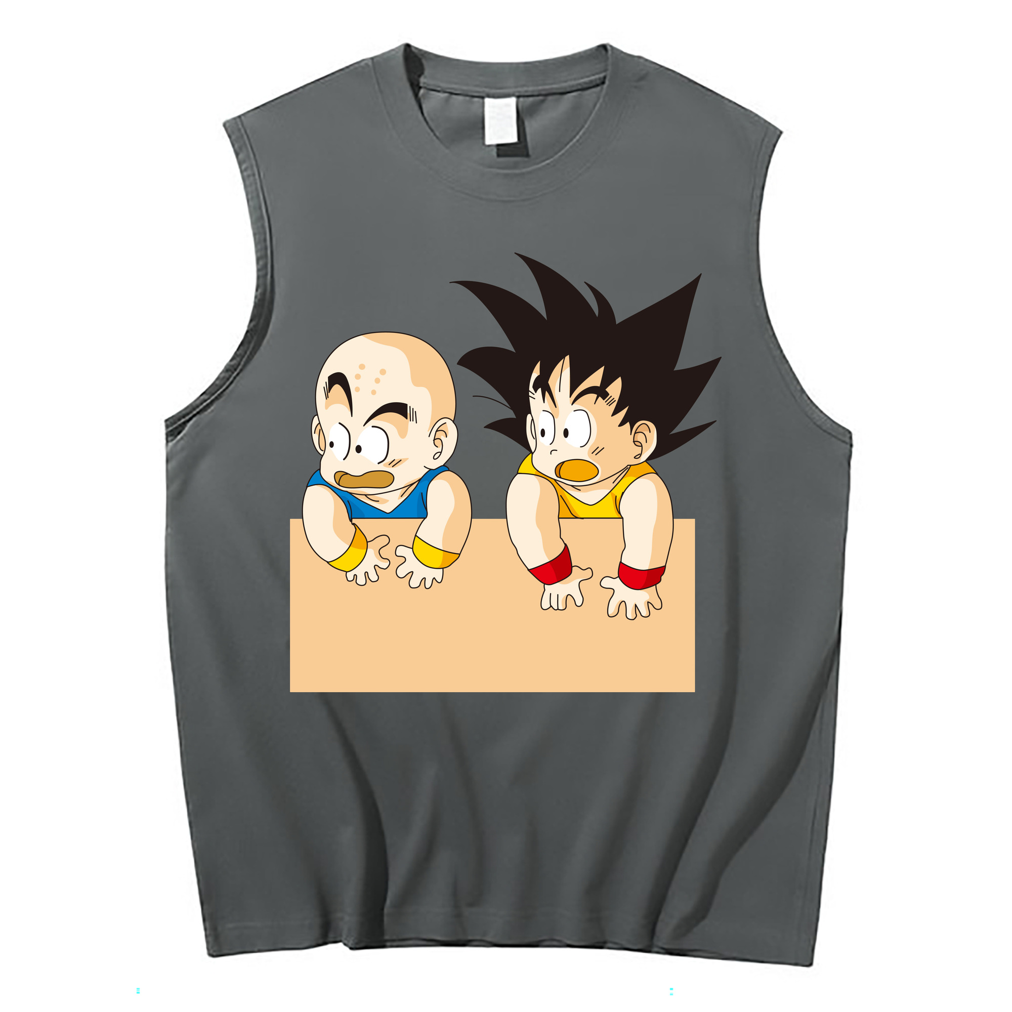 （画像用） ドラゴンボール 孫悟空（そん ごくう）Son Goku カカロット DRAGON BALL Kakarotto コットン100％タンクトップ（フロントプリント）